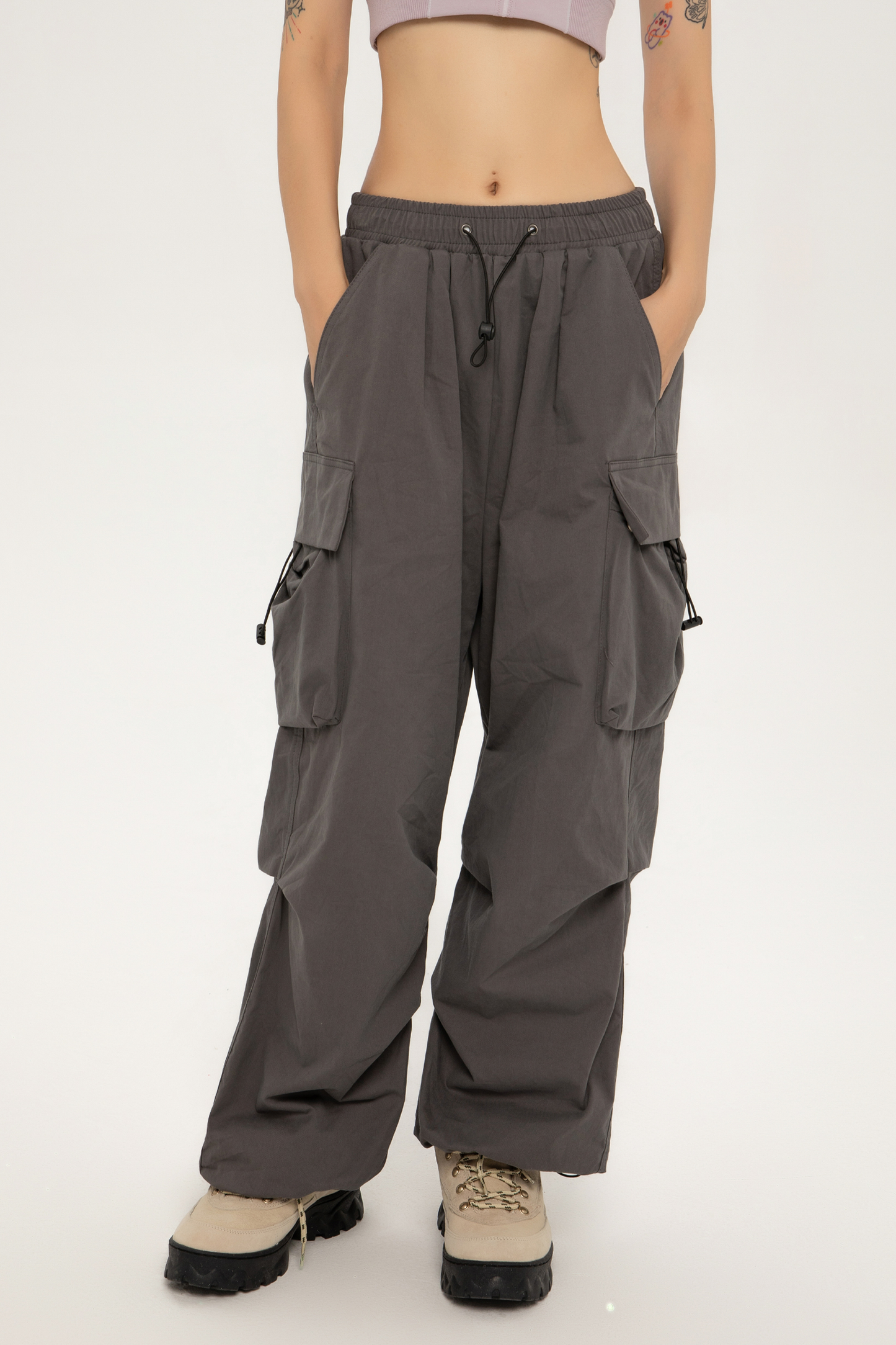 drawcord cargo pants