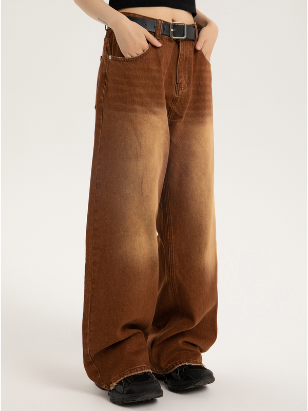 Vintage Loose Straight Wide Jeans