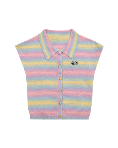 Pastel Border Top Polo