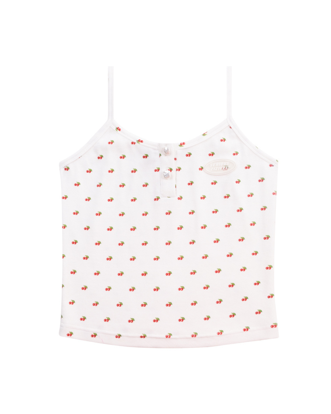 Cherry Short Sleeveless Top