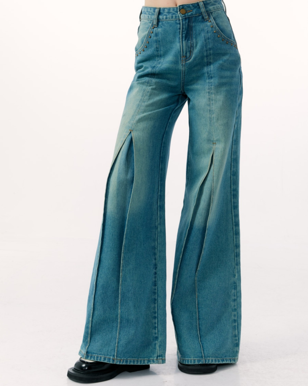 Wide Leg Slim Jeans