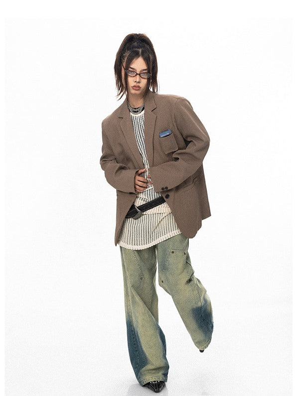 Niche Silhouette Three-dimensional Pocket Suit