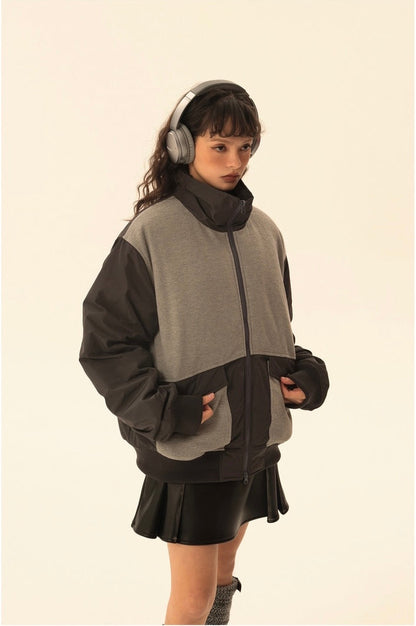 Stand Collar Volume Jacket