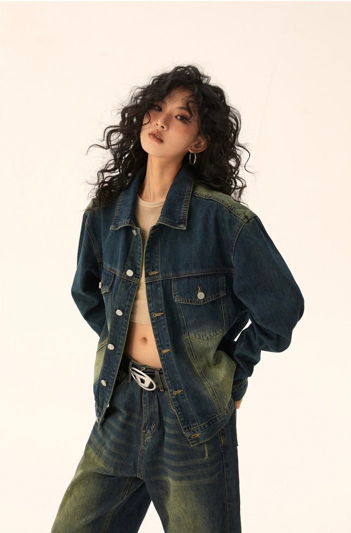 Retro Two-piece Denim Jacket