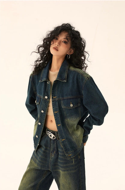 Retro Two-piece Denim Jacket