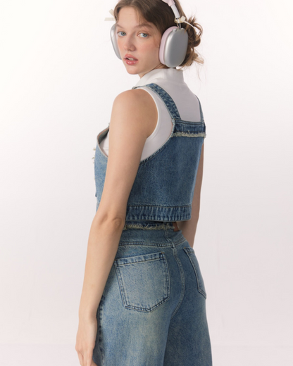 Denim Overalls