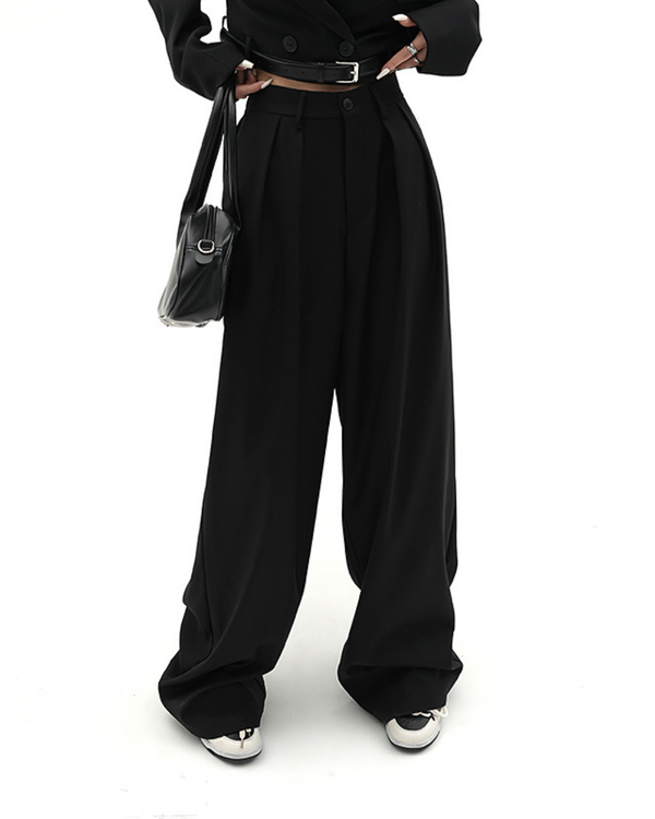 Two-Piece Short Jacket＆Mop Suit Pants