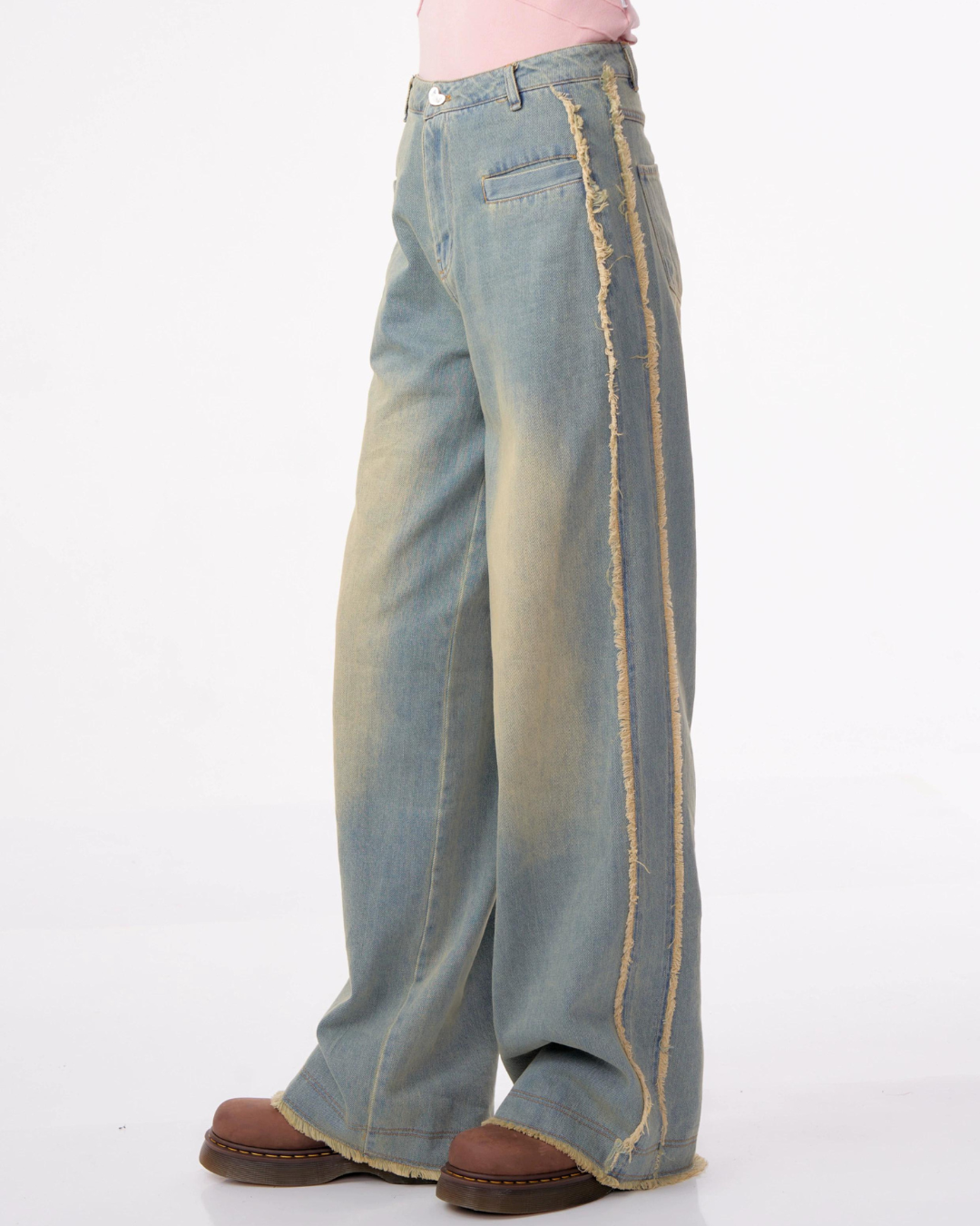 Retro Low Edge Straight Pants