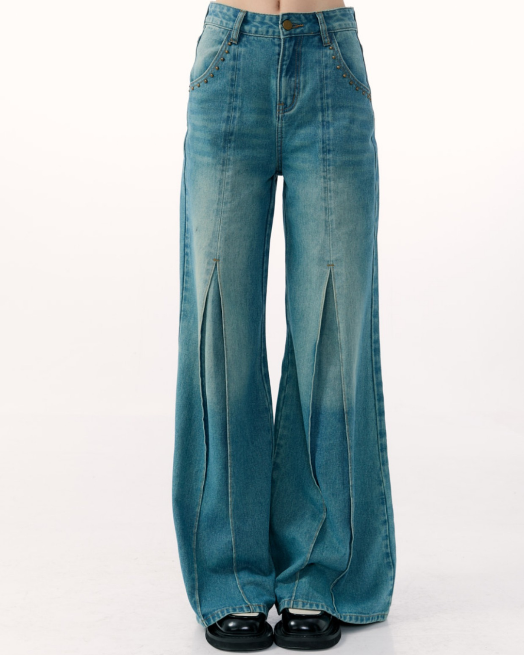 Wide Leg Slim Jeans