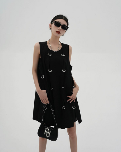 Mode Metal Buck Lu Sleeveless Dress