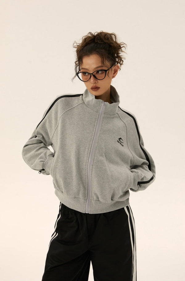 Zipper Short Track Jacket