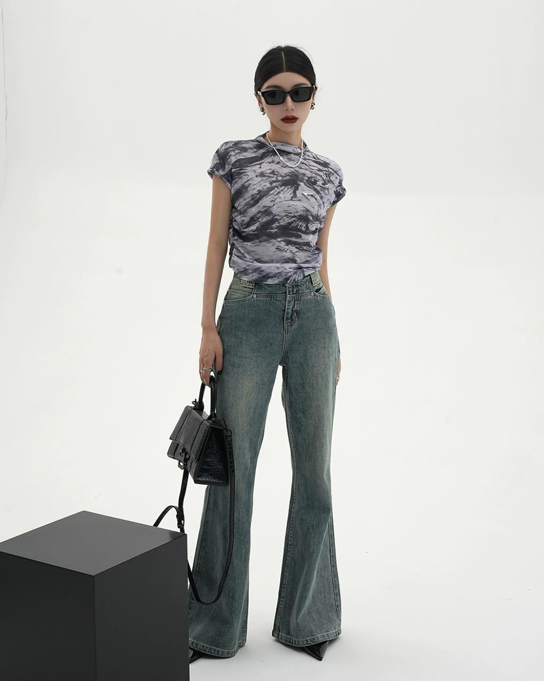 Wide Leg Flared Pants