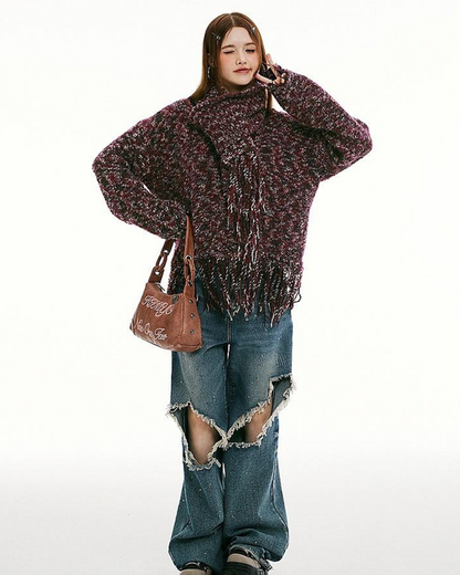 American Fringe Knit