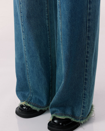 Gradient Denim Pants