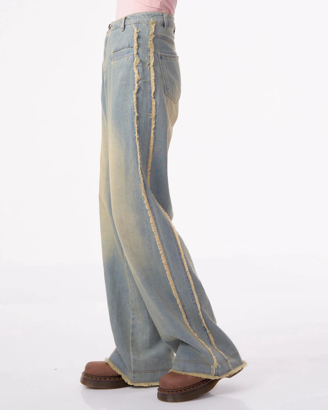 Retro Low Edge Straight Pants