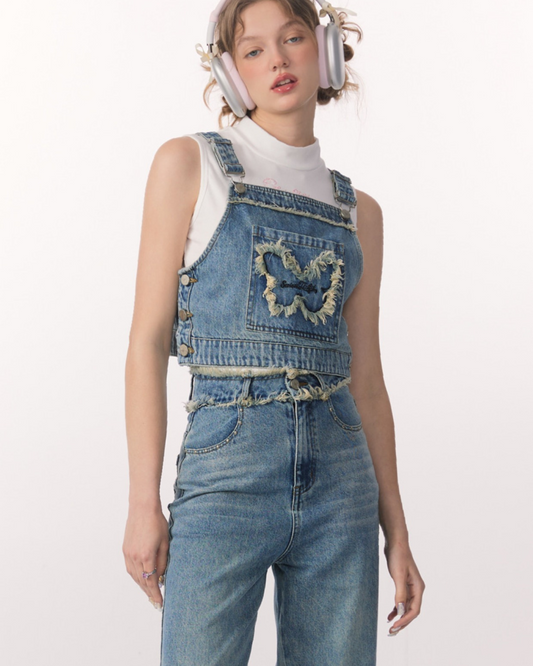 Denim Overalls