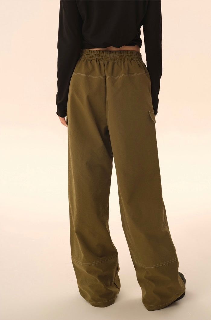 Loose Straight Cargo Pants