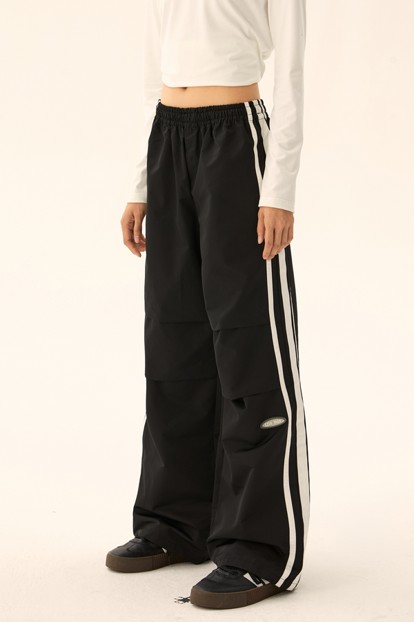 Wide 3-Stripe Track Pants
