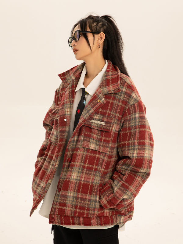 Big size vintage shirt jacket
