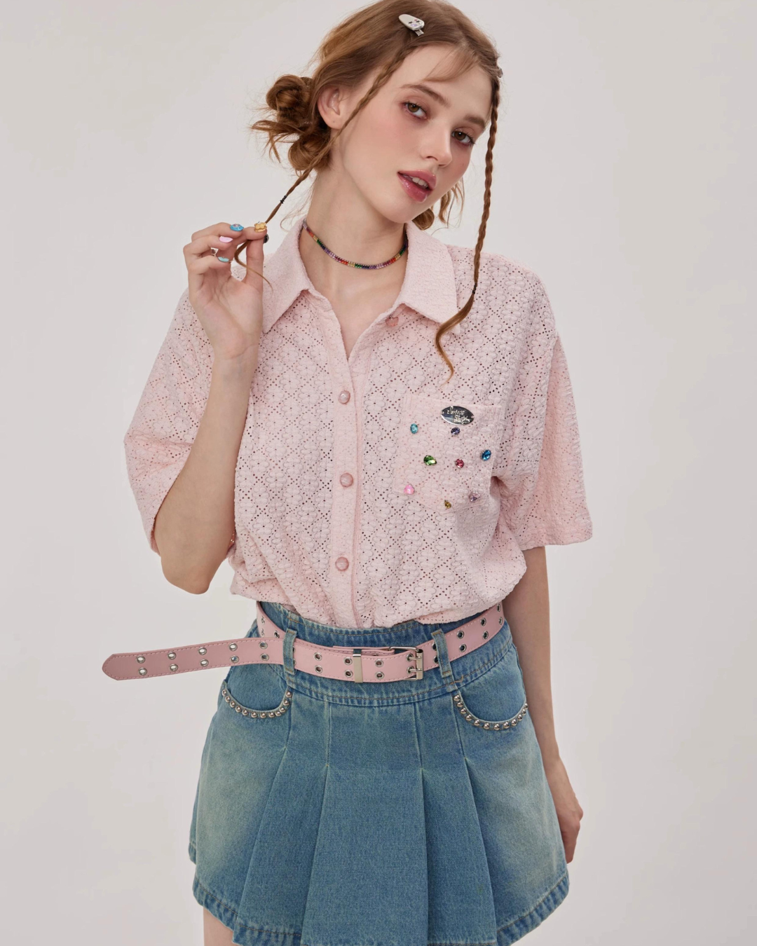 French Girly Diamond Shirt