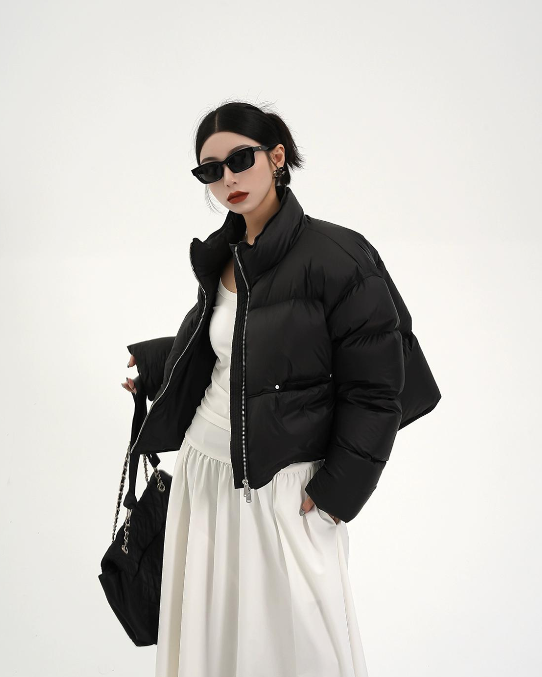 High Neck Volume Down Jacket