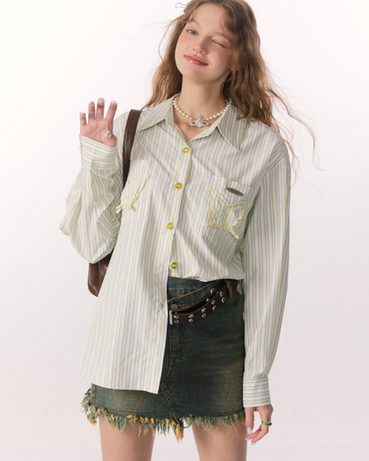 Butterfly Stripe Shirt