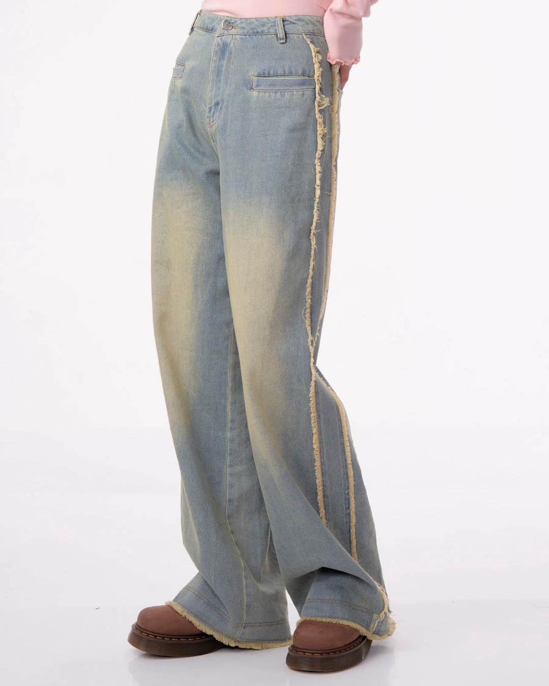 Retro Low Edge Straight Pants