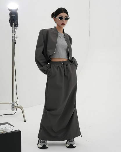 Long Cargo Skirt