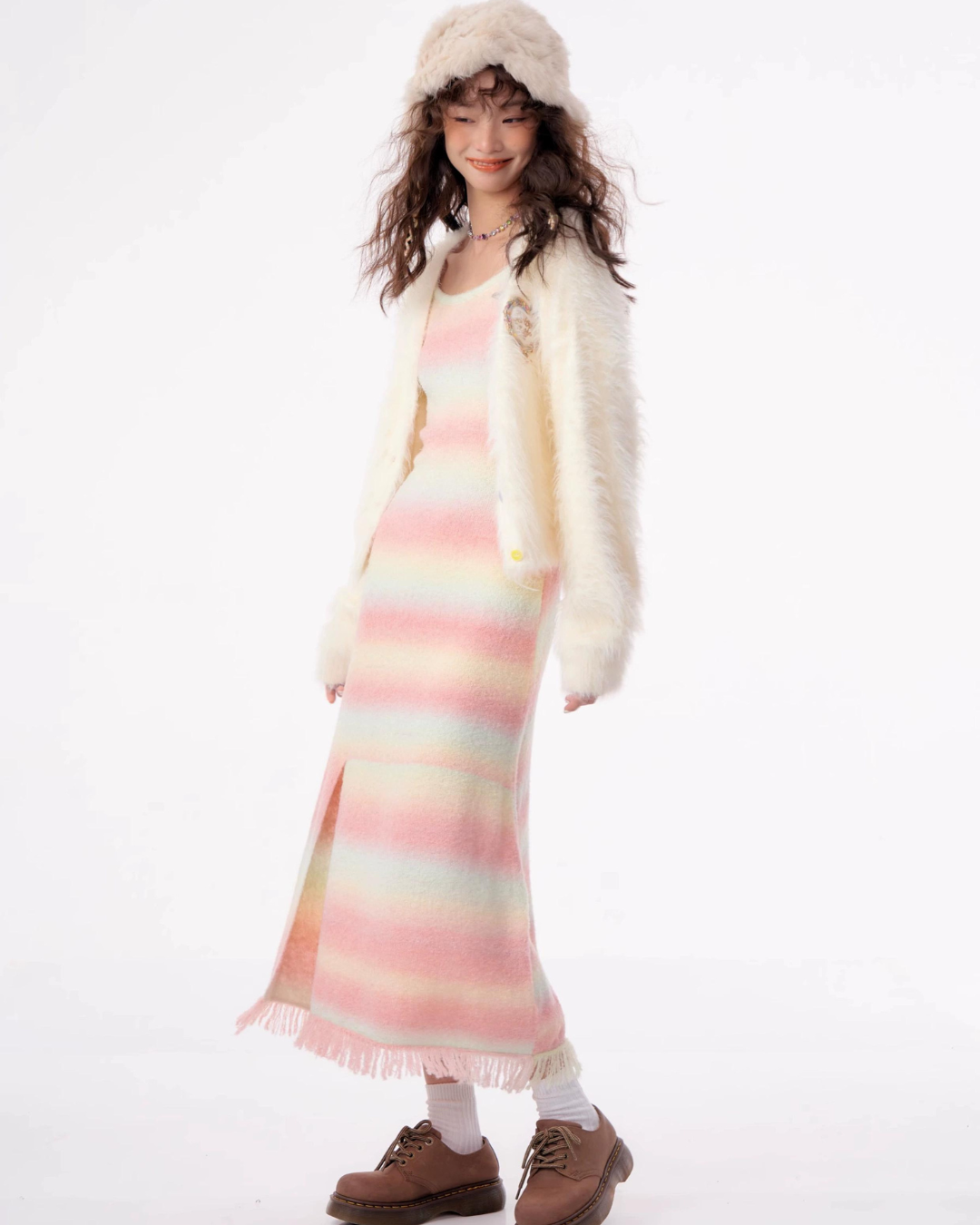 Rainbow Slim Fit Dress