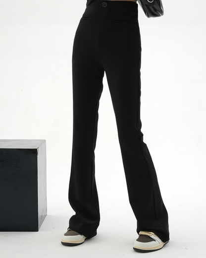 Stretch Flared Pants