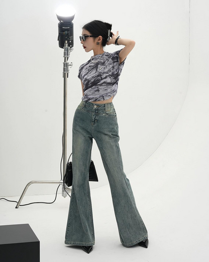 Wide Leg Flared Pants