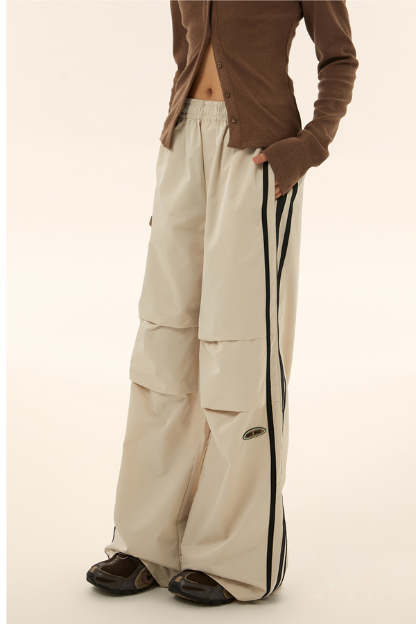 Wide 3-Stripe Track Pants