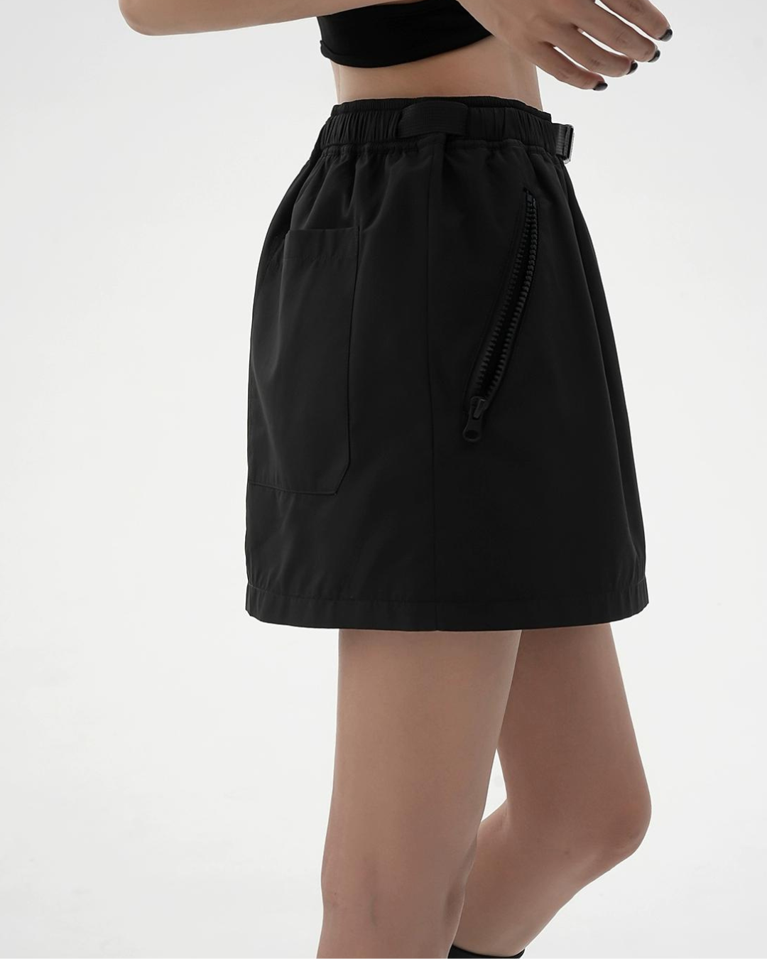 Casual Hip Trapezoidal Skirt