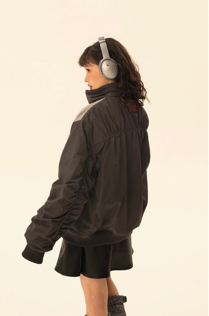 Stand Collar Volume Jacket