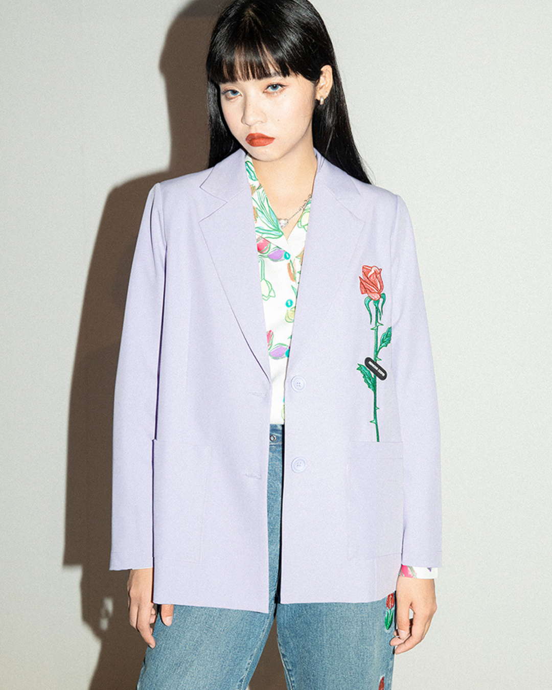 Rose Embroidered Jacket