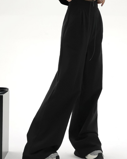 Waist Long Wide Leg Pants