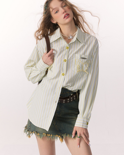 Butterfly Stripe Shirt