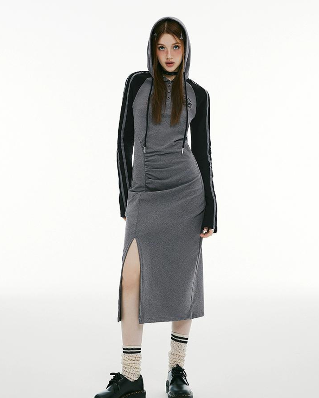 Hooded Casual Dress