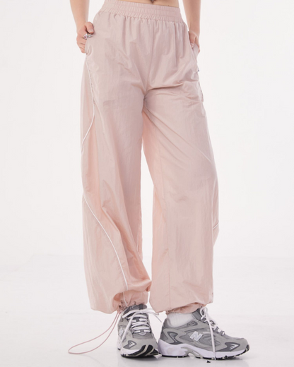 Side Wave Line Nylon Pants