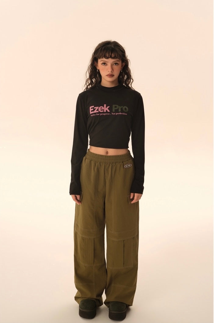 Loose Straight Cargo Pants