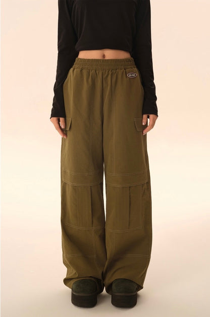 Loose Straight Cargo Pants