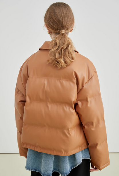 Short White Duck Down Jacket