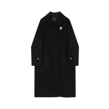 French black long coat