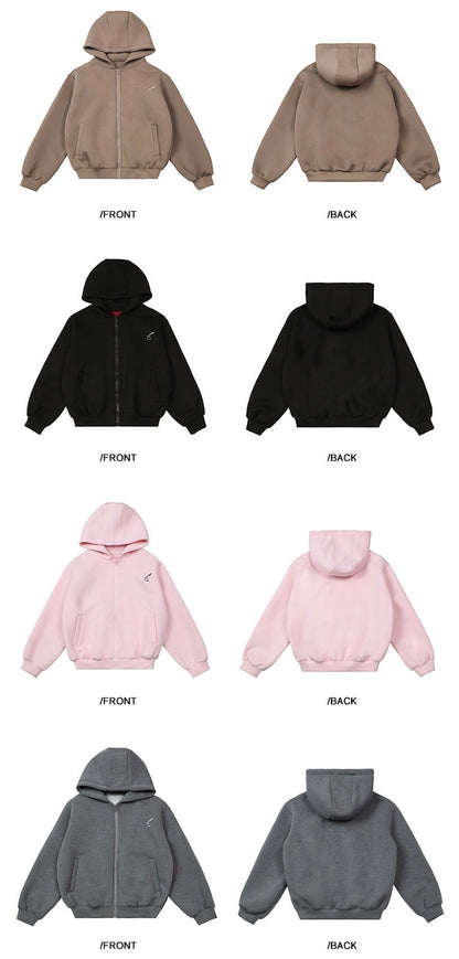 Volume Zip Hoodie