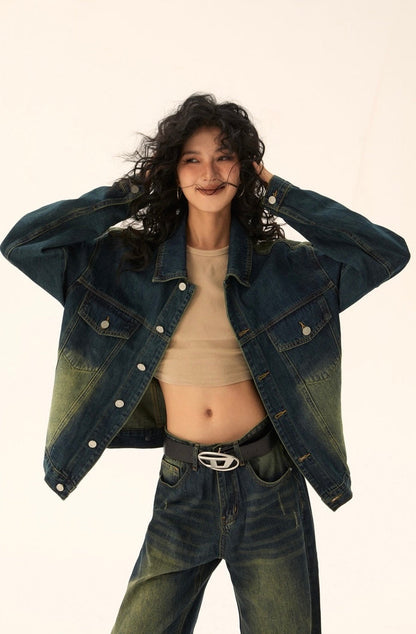 Retro Two-piece Denim Jacket