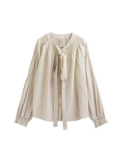 Misty French Lace Gentle Shirt