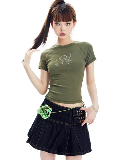 Round Neck Short Sleeve T-shirt