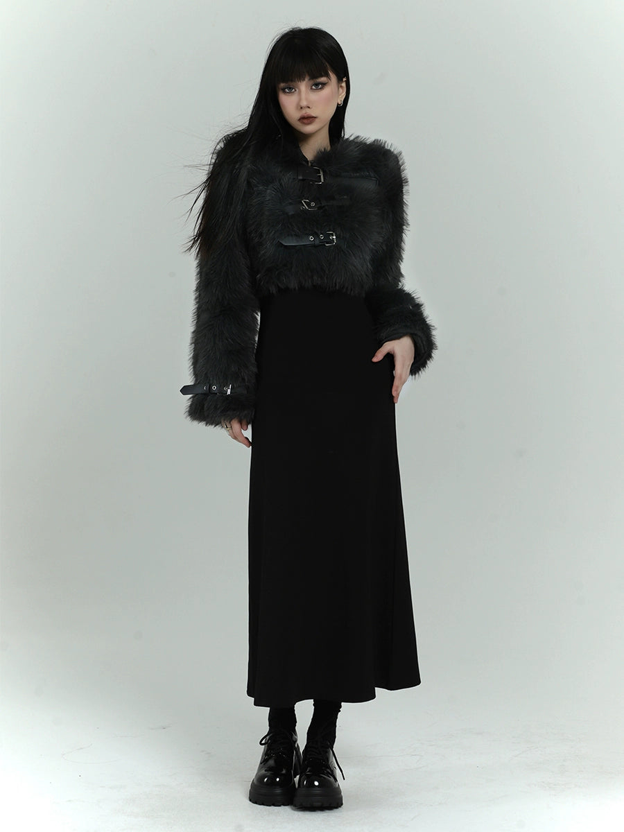 Eco-Friendly Fur Plush Jacket