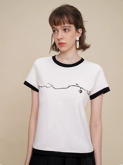 Short Sleeve CAMOOONI Branch Top