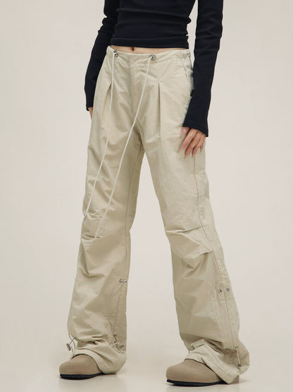 American Vintage Drawstring Bootcut Leg Pants